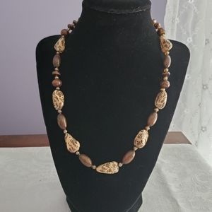 Handmade OOAK New Polymer Clay Bead Necklace